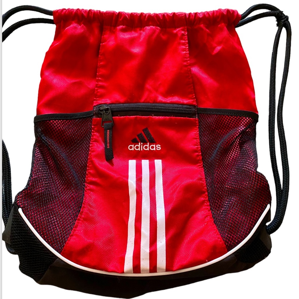 ADIDAS Red & Black Soft Backpack